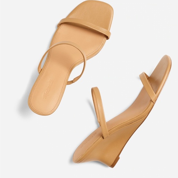 Madewell leather Tan Sandals size 8 1/2 - Picture 1 of 6